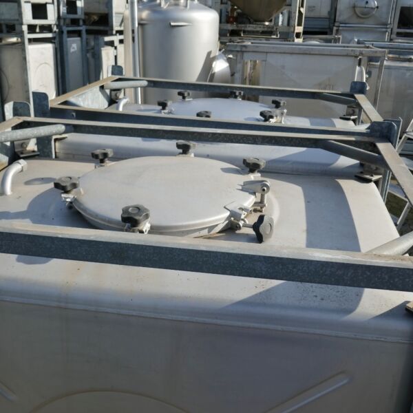 Serbatoio da 1000 litri in acciaio inox 304