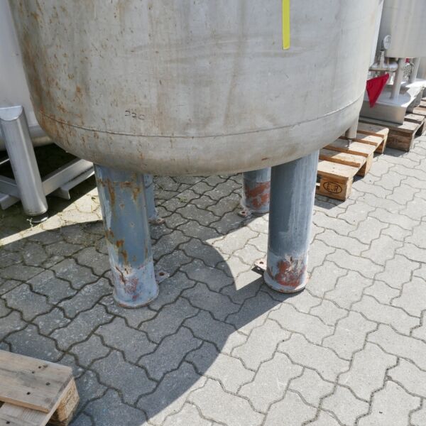 1813 liter pressure vessel, Aisi 316 with agitator flange