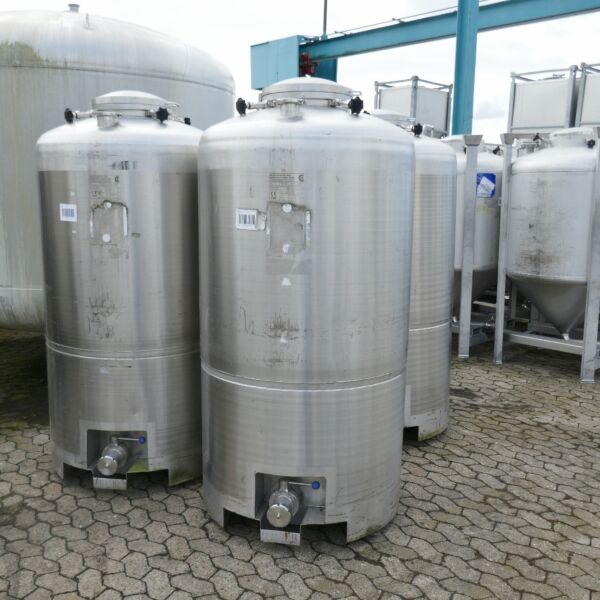 1140 Liter Druckcontainer aus V4A