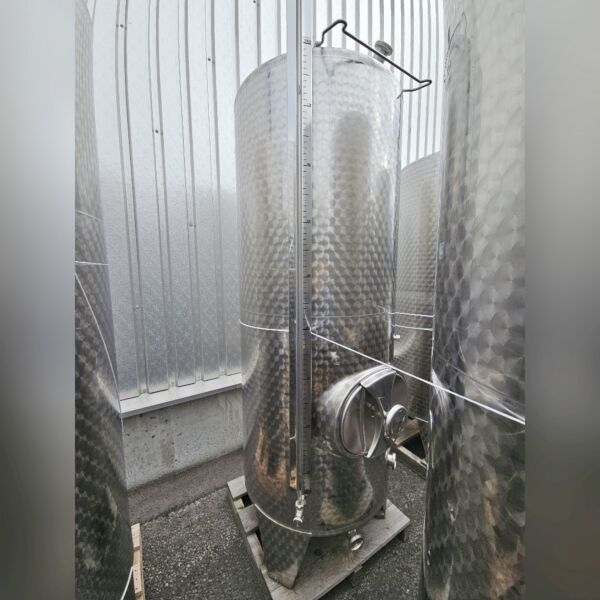 Serbatoio di stoccaggio da 1000 litri in acciaio inox 304 nuovo di fabbrica.