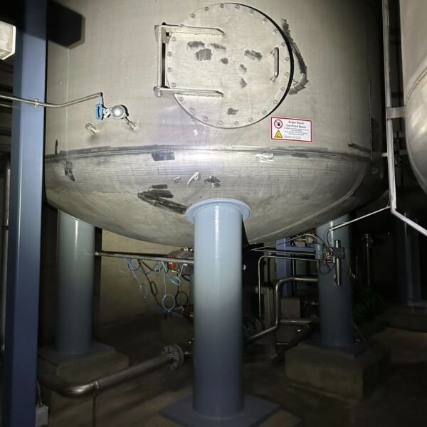 Serbatoio di stoccaggio da 41300 litri in acciaio inox 316