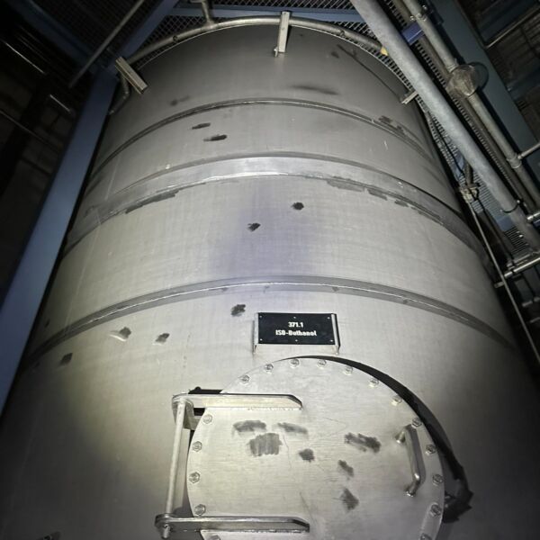 Serbatoio di stoccaggio da 41300 litri in acciaio inox 316
