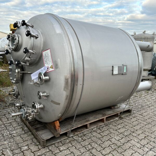 5380 liter standing vakuum pressure tank, Aisi316