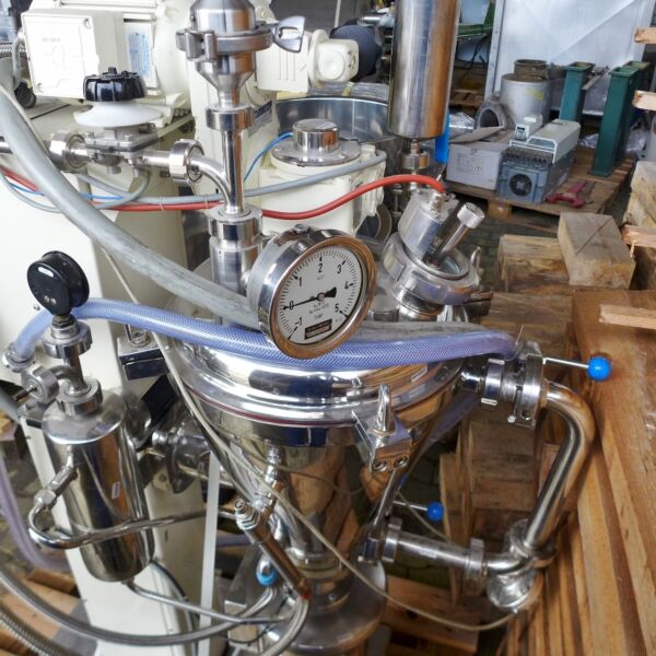 Becomix RW15 vacuum mixer / process vessel, AISI3156