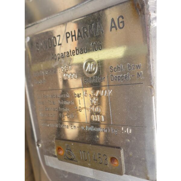 92 liter insulated pressure tank, Fe