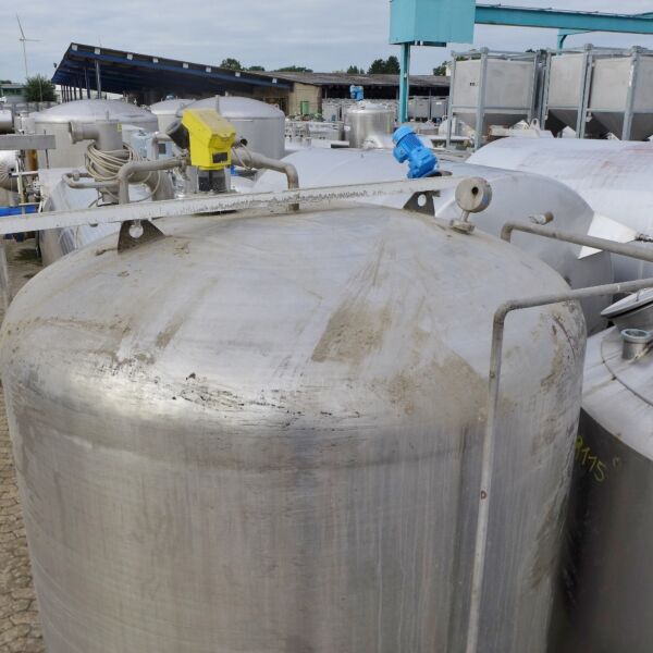 3900 liter pressure tank, Aisi 304