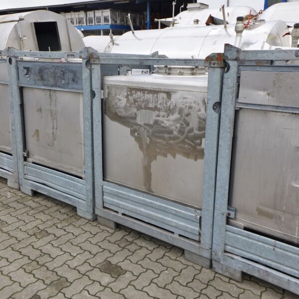 Contenitore IBC da 1000 litri in acciaio inox 304