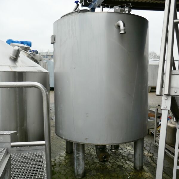 Serbatoio agitatore isolato da 4000 litri in acciaio inox 304 con agitatore ad ancora