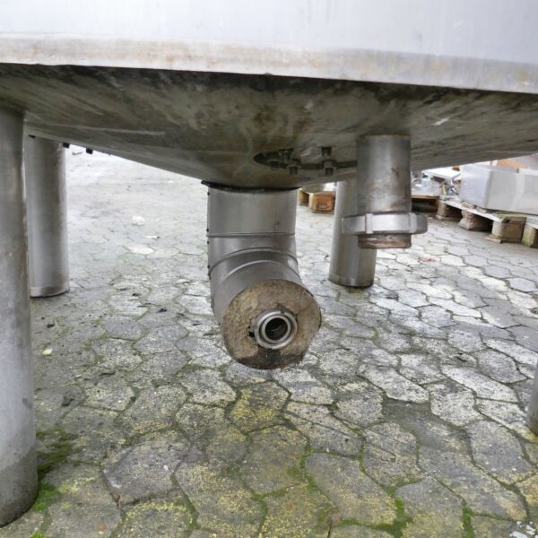 Serbatoio agitatore isolato da 4000 litri in acciaio inox 304 con agitatore ad ancora