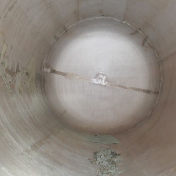 6200 liter horizontal pressure tank, Aisi 304
