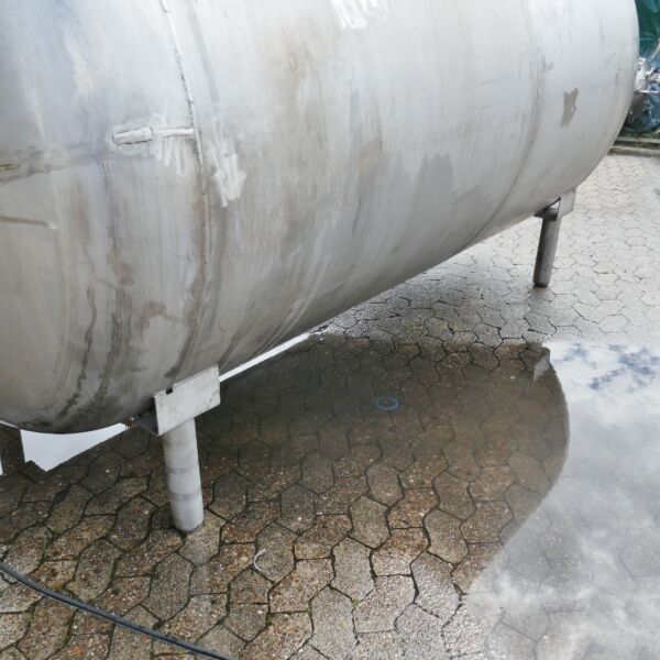 6200 liter horizontal pressure tank, Aisi 304