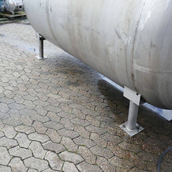 6200 liter horizontal pressure tank, Aisi 304