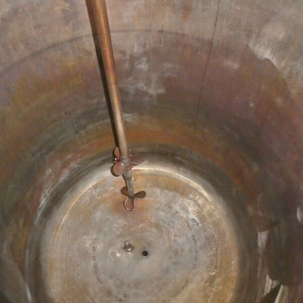 650 Liter heiz-/kühlbarer Druckbehälter aus V2A