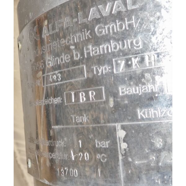 Recipiente a pressione riscaldabile/raffreddabile da 13700 litri in acciaio inox 316