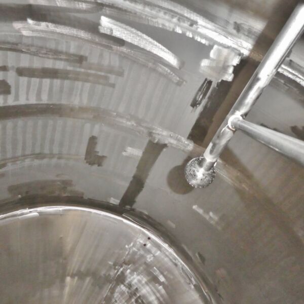 Recipiente a pressione riscaldabile/raffreddabile da 13700 litri in acciaio inox 316