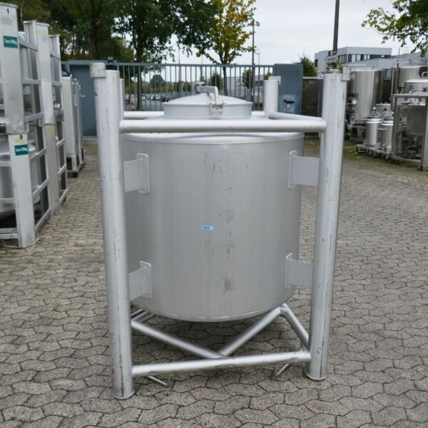 1000 Liter Pharma-Container aus V4A