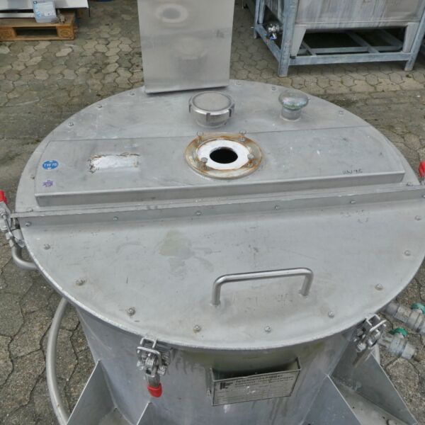 300 liter heat-/coolable tank, Aisi 304