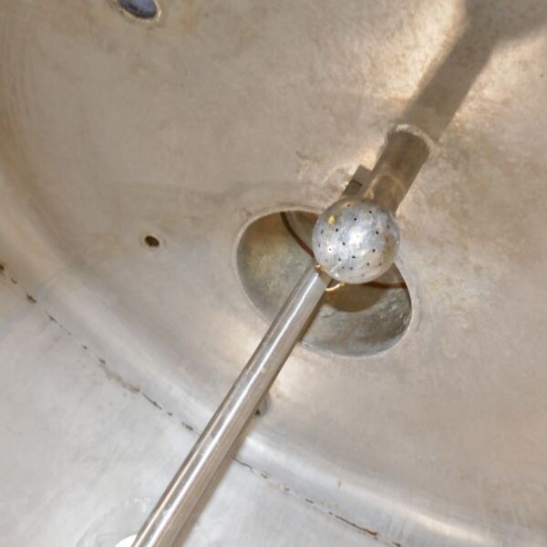420 Liter agitator tank, Aisi 304 with propeller agitator