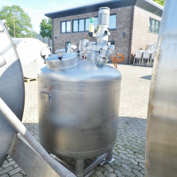1100 Liter Druckbehälter aus V2A