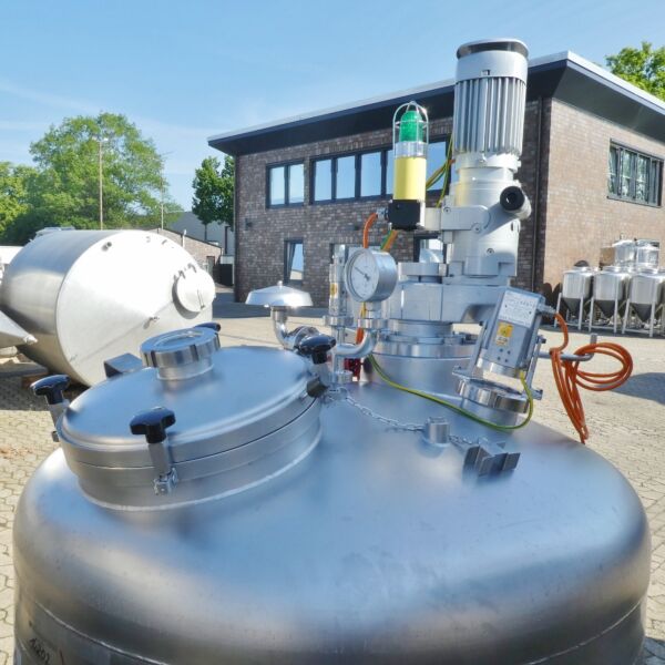 1100 Liter Druckbehälter aus V2A