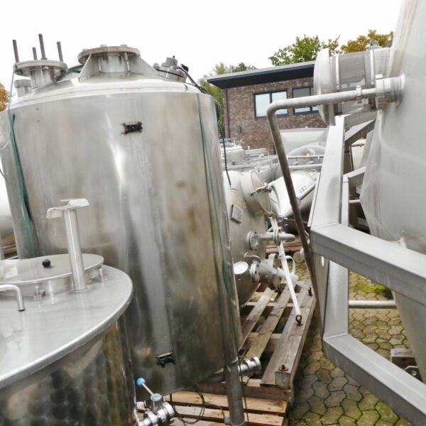 850 liter tank, Aisi 316
