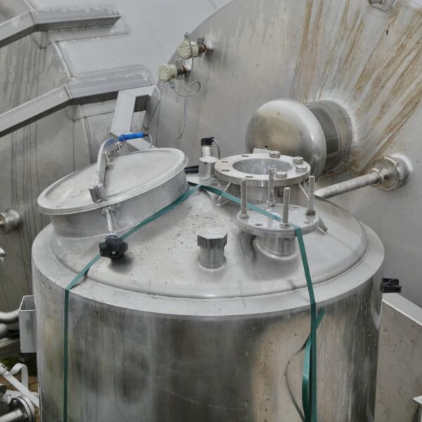 850 liter tank, Aisi 316