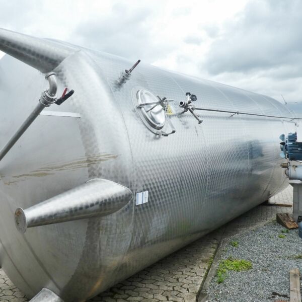 43000 Liter Lagertank aus V2A für Lebensmittel