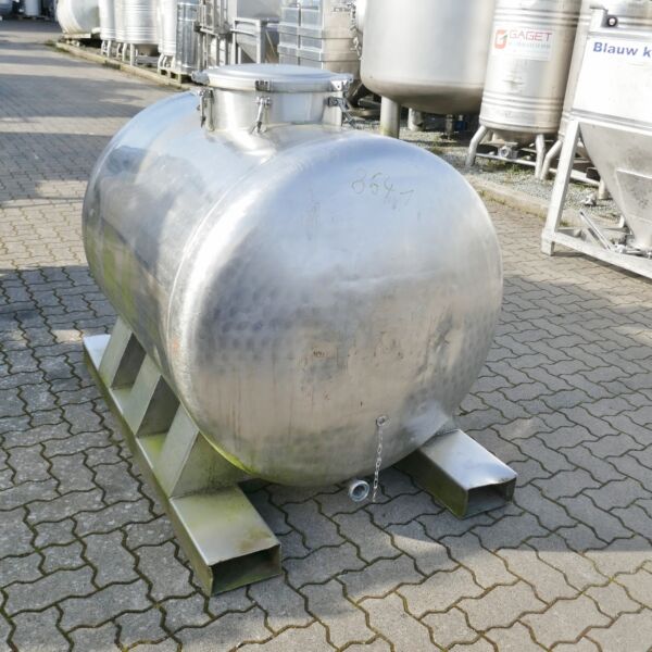 1000 liter tank, Aisi 304