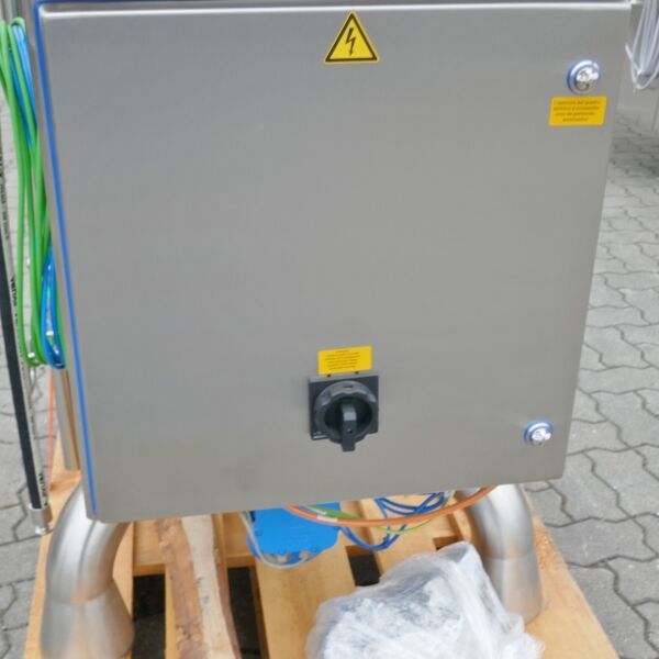 Unused 150 liter mobile heat-/coolable pharma process vessel, Aisi 316 with magnetic agitator