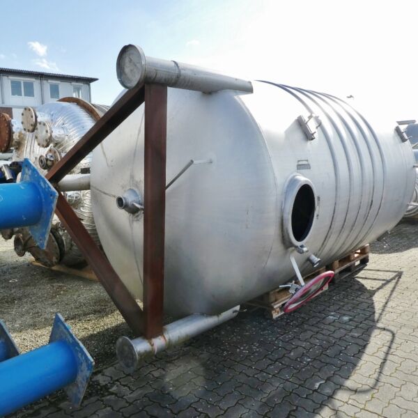 Serbatoio a pressione riscaldabile/raffreddabile da 15000 litri in acciaio inox 304