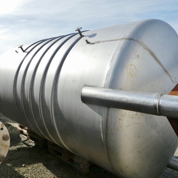 Serbatoio a pressione riscaldabile/raffreddabile da 15000 litri in acciaio inox 304