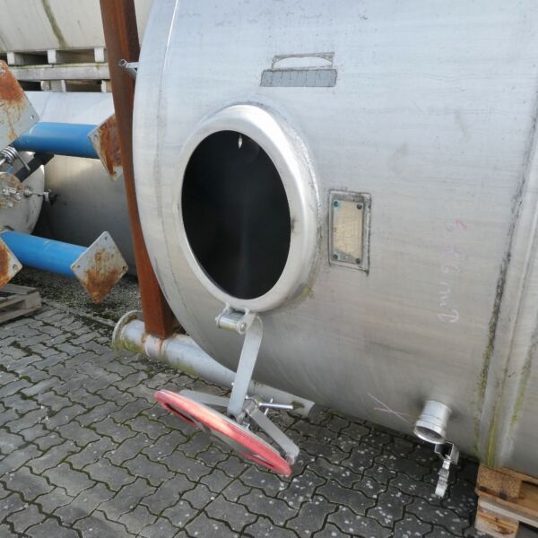Serbatoio a pressione riscaldabile/raffreddabile da 15000 litri in acciaio inox 304