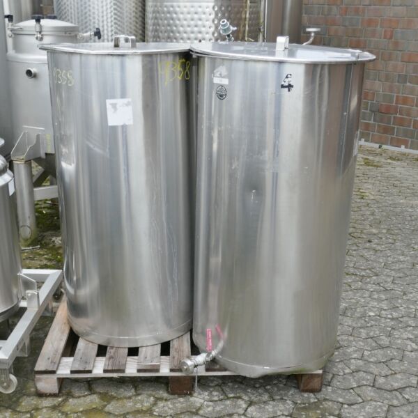 Serbatoio da 360 litri in acciaio inox 304