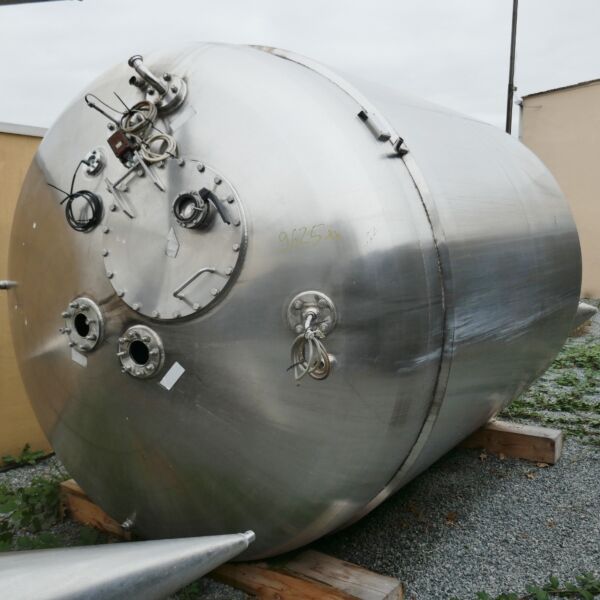 Serbatoio a pressione a temperatura controllata da 16150 litri in acciaio inox 316 con Agitatore jet stream