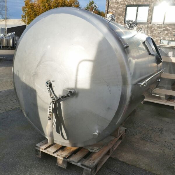 Serbatoio agitatore da 4800 litri in acciaio inox 304 con agitatore a elica laterale