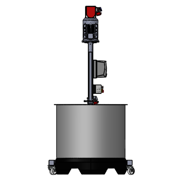 Standstativ Edelstahl mit Dissolvermischer für SDE Flexmix