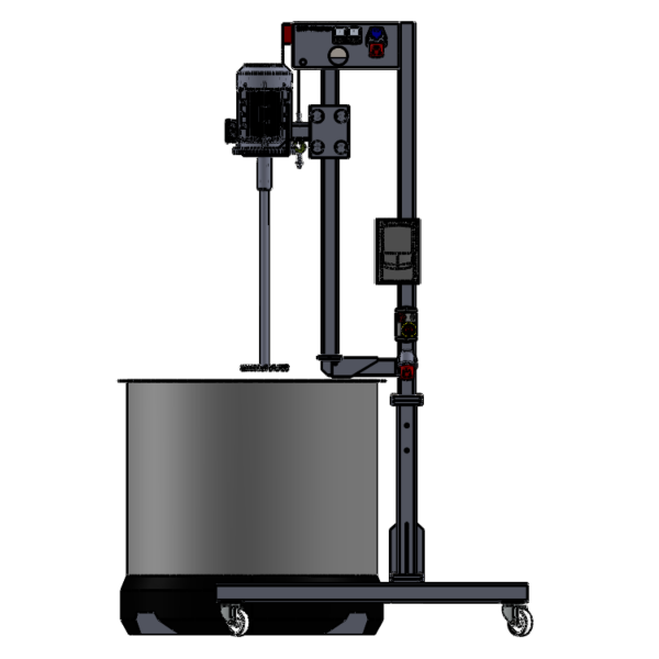 Standstativ Edelstahl mit Dissolvermischer für SDE Flexmix