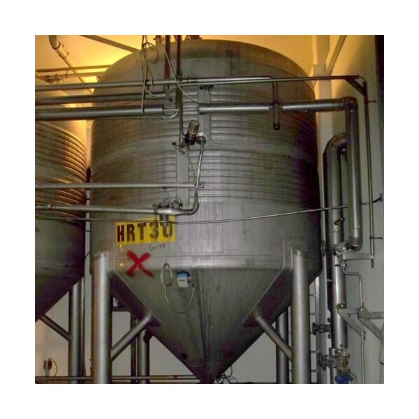 Recipiente a pressione riscaldabile/raffreddabile da 13700 litri in acciaio inox 316