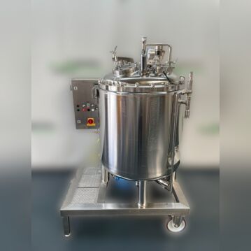 425&#x20;Liter&#x20;mobiler&#x20;Pharmazie&#x20;Druckbeh&#xE4;lter&#x20;aus&#x20;V2A&#x20;mit&#x20;Magnetr&#xFC;hrwerk