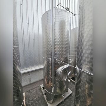 Factory-new 1000 liter fermentation/storage tank made of stainless steel 304