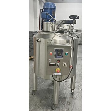 Unused&#x20;150&#x20;liter&#x20;heatable&#x2F;coolable&#x20;pressure&#x20;vessel&#x20;made&#x20;of&#x20;stainless&#x20;steel&#x20;316&#x20;with&#x20;propeller&#x20;agitator