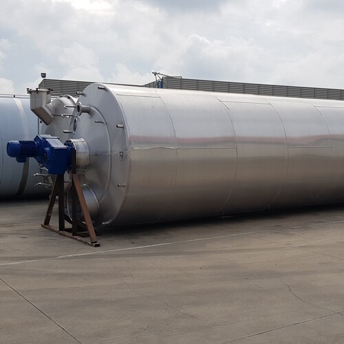 22500 liter triple-jacketed mixing tank for chocolate 