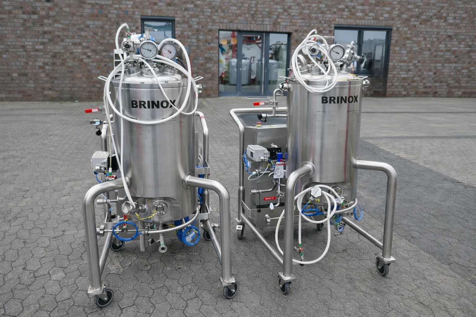 Serbatoio ATEX antideflagrante in acciaio inox per zona EX 1 e zona EX 2