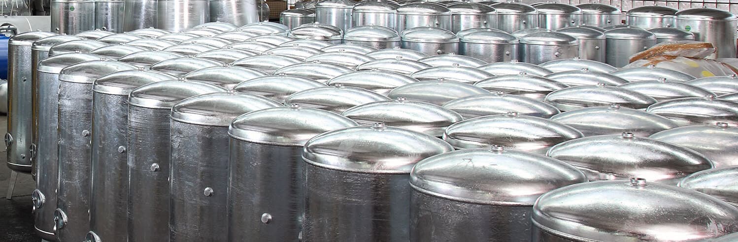 Druckbehälter aus Edelstahl nach standardisiertem Baumuster