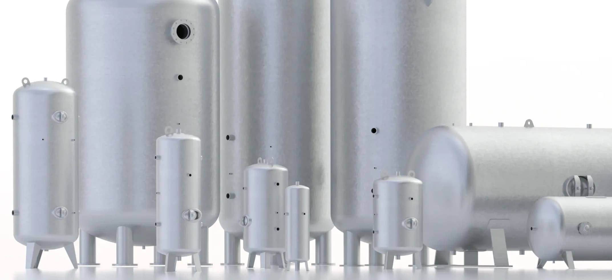 Druckbehälter aus Stahl nach standardisiertem Baumuster