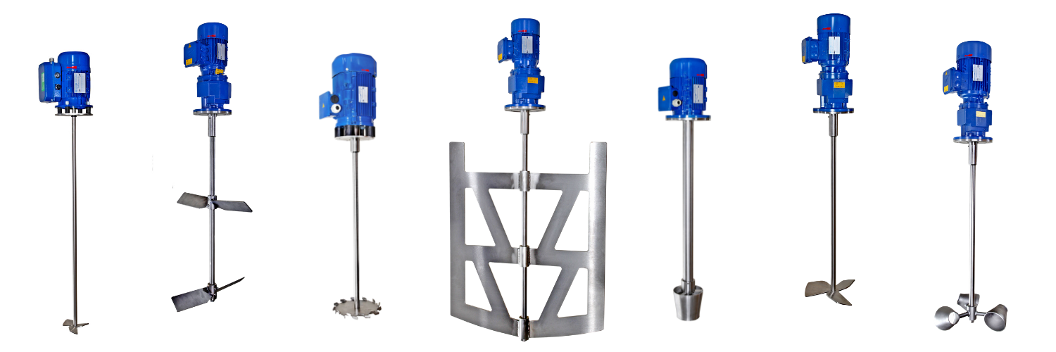 Agitatori industriali nuovi su misura in diverse esecuzioni